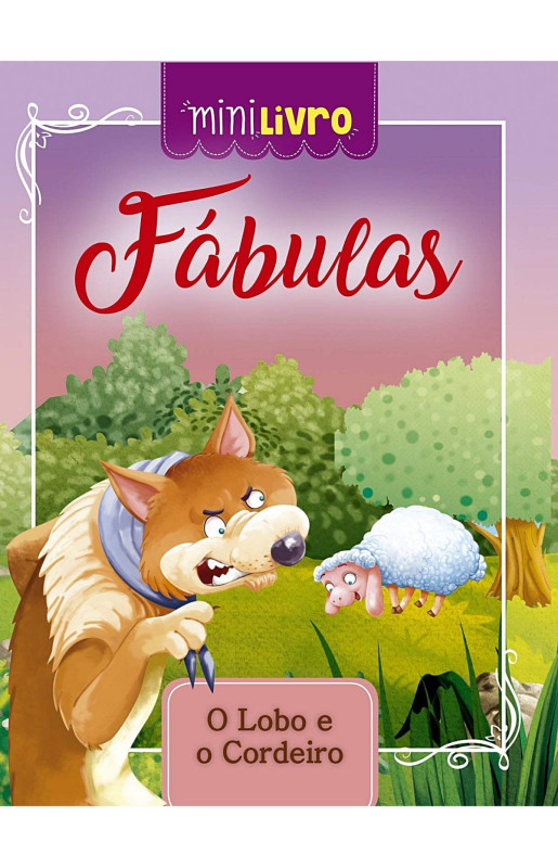 Mini livro: Fábulas - O lobo e o cordeiro