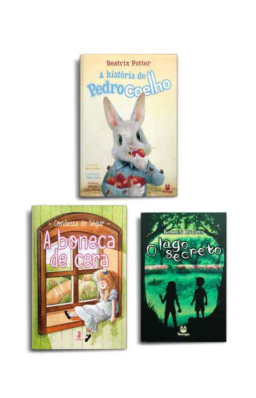 KIT Literatura Infantil (3 Livros - Texugo)