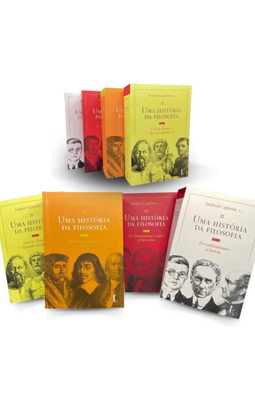 KIT Frederick Copleston: Uma História da Filosofia (4 vols.)